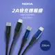 【NOKIA諾基亞】經典極速充電線TypeC TO C 200CM 2A-P8201C