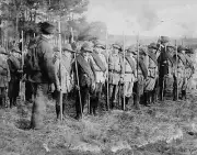 Young German boys training for eventual military service World War I 8x10 Photo