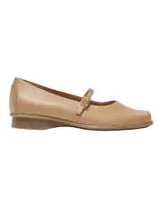 [Easy Steps] Katrina Flat Shoes in Camel Leather