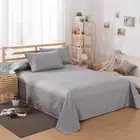 Bedding Sheet Flat Sheet Combed Cotton Bed Sheet Bedding Linen for KingQueenSize