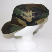 Italian Italy Army Field BDU Hat Cap Geen Woodland Camo Men's SM-Med Halloween