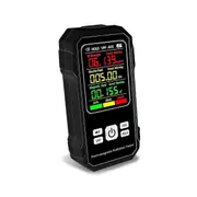 2024 Electromagnetic Radiation Detector Electric Magnetic Field Tester Meter RF Strength Detection Device with Sound Alarm(A)