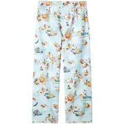 [Off-white] Off-white Fresco-print Jeans 32 US BLUE