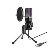 Simplecom Um650 Usb Cardioid Condenser Microphone Gaming Rgb Lights