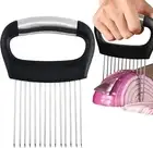 Onion Holder for Slicing,Tomato Slicer for Home Use Tool,Stainless Steel Onion S