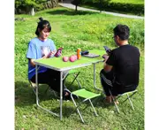 Outdoor Folding Table Stall Folding Table Portable Aluminum Alloy Table Folding Dining Table Simple Household Stall Table