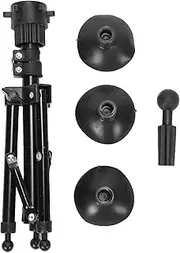 METAL MANNEQUIN HEAD STAND ADJUSTABLE HAIRDRESSING TRAINING HEAD TRIPOD, STABLE DISPLAY STAND FOR WIG HAIRDRESSING SALONS (metal 2)