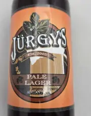 Vintage Beer Tap Bottle Jurgy Jergensen Brewing Adelanto Calif Craft NOS Rare