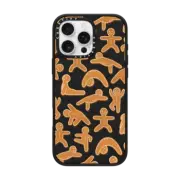 iPhone 16 Pro Max Impact Case MagSafe Compatible yoga gingerbread man / xmas pattern