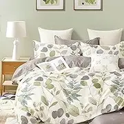 Essina Super King Quilt Cover Set – 3-Pcs Super King Duvet Cover Set – Quilt Cover 2 Pillow Shams – 620-Thread Count Cotton Super King Quilt Cover – Luxurious Super King Doona Cover Set – Watercolour