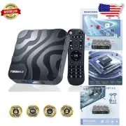Android TV Box 12.0 - 6K Resolution, Miracast, 3D Support, Plug & Play Setup