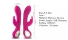 Rabbit Vibrator Clit Dildo Large Clitoris Stimulator USB Rechargeable Sex Toy