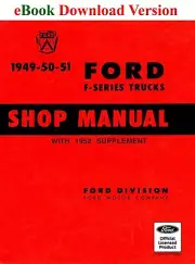 1949 1950 1951 Ford F-Series Trucks Shop Manual (eBook Download)