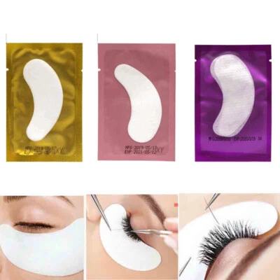50-400pcs Eye pad Eyelash Pad Gel Patch Lint Free Lashes Extension Make Up New