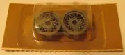 Cox 1/24 Free Wheeling Magnesium Extra Narrow Front Chaparral Wheels, #14044 MOC