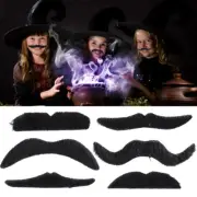6 Pcs Artificial Beard Masquerade Party Decorations Fake Mustaches