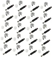 Homoyoyo 1 Set Comprehensive Furniture Hardware Kit Fixing Screw Set for Furniture Wardrobe Drawer Table Cabinet Connection Hardware Fitting Dowels Bolt Fixing Dowels