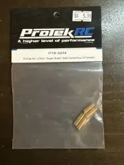 ProTek RC 3.5mm "Super Bullet" Gold Connectors (4 Female) (PTK-5034)