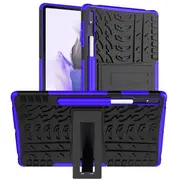 For Samsung Galaxy Tab S7 FE SM-T730 /T736B Shockproof Case Heavy Duty Rugged Protective Cover (Purple)