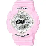 在飛比找遠傳friDay購物優惠-CASIO BABY-G 粉色馬卡龍 街頭潮流雙顯錶/BA-