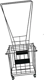 Tennis Ball Retriever Pick up Tennis Ball Basket with Wheels Training Tool Pickleball Holder Picker for Accessory Sports