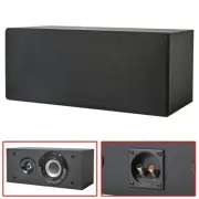 100W 2-Way Center Channel Audio Speaker Home Theater Full Range Bass Reflex