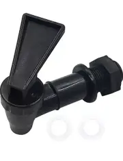 1/4PCS Replacement Cooler Faucet Black Water Dispenser Tap Set Plastic Spigot