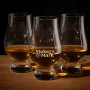 Custom Engraved Maker’s Mark Glencairn Whiskey Glass – 6 oz Tasting Glass