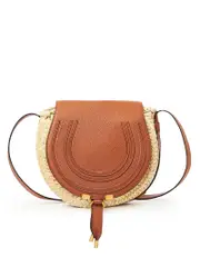 Chloé Mini Marcie Cross-Body Basket in Tan