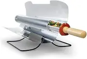 Portable BBQ Grill Solar Cooker, Solar Oven Sun Cooker, Smoke Free Food Grade Stainless Steel Stove Oven, 360° Vacuum Concentrating Heating Camping Stove, for Outdoor Camp Travel Family Party