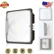 Energy-Efficient 60W LED Canopy Lights - 5000K Brightness for Garages & Carports