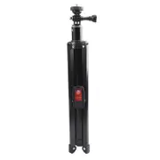 Portable All-in-one bluetooth Selfie Stick Photo Live Light Stand Tripod with 1/4 Screw