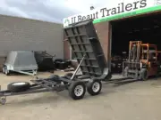 10x5 Tandem Hydraulic Tipper Trailer 3500kg ATM,