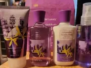 Vital Luxury Bath & Body Travel Kit - Lavender Vanilla Blush Fragrance Mist B...