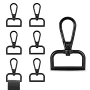1 Inch Metal Swivel Snap Hooks, 6 Pack Lobster Claw Clasps for Keychains Purs...