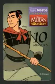 AT&T Disney Mulan, Shang, Nestle 1998 Phone Card