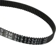 uxcell S3M519 Rubber Timing Belt Synchronous Closed Loop Timing Belt Pulleys 10mm Width