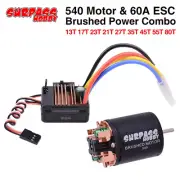 Surpass Hobby 540 Brushed Motor 60A ESC w/ 5V/2A BEC for 1/10 RC Car HPI Tamiya