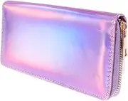 [TOGEVAL] Wallet Long Purse Sparkling Sequins Clutch Bag Safe Coin Pouch Perfect for Daily