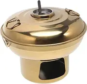 BESPORTBLE Hot Pot Stainless Steel Pot Alcohol Stove Cookware Accessories Wok Stir-Fry Pan Easy to Use