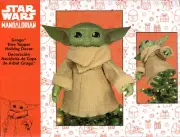 STAR WARS THE MANDALORIAN GROGU CHRISTMAS TREE TOPPER FROM KURT S. ADLER - NEW!