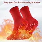 1 Pair Heated Socks Anti Freezing Thermal Winter Warm Self Heated Socks