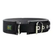 Dog Collar by Hunter Neoprene Reflect Black 4451 Cm