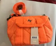 Lug Small Crossbody with Tote Handles Dory Mini Coral Neon