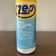 ZEP Wall Cleaning Wipes 35 Count Safe on Painted Surfaces Baseboards Doors