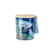 Australiana 300g Vanilla Scented Candle w/Wood Lid & Tassel Home Decor Galah