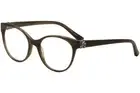 Judith Leiber Couture Womens Equinox Eyeglasses Wood Full Rim Optical Frame 53mm