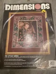 VINTAGE DIMENSIONS CREWEL KIT THE LITTLEST ANGEL DONNA RICHARDSON PERSIAN WOOL