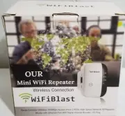 WifiBlast Our Mini Wifi Repeater 300Mbps 2.4 High Speed Wireless Signal Booster