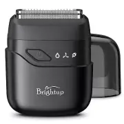 Brightup Compact Travel Shavers for Men Portable Mini Foil Shaver USB-C Recha...